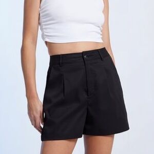 PacSun LA hearts black high rise trouser shorts